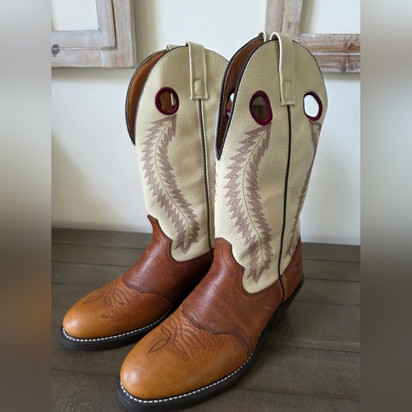 Laredo Western Leather Boots - Mens Size 9.5 - Picture 10 of 11